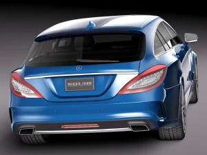 Mercedes-Benz CLS Shooting Brake 2015 3D Model