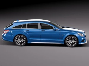 Mercedes-Benz CLS Shooting Brake 2015 3D Model