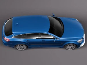 Mercedes-Benz CLS Shooting Brake 2015 3D Model