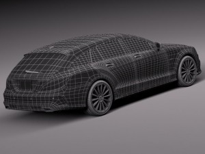 Mercedes-Benz CLS Shooting Brake 2015 Modelo 3D