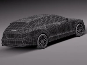 Mercedes-Benz CLS Shooting Brake 2015 3D Model