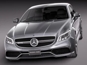Mercedes-Benz CLS 63 AMG Shooting Brake 2015 3D Model