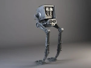 Star Wars AT-ST 3D Model