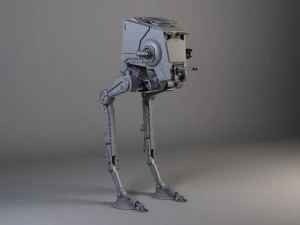 Star Wars AT-ST 3D Model