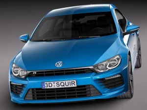 Volkswagen Scirocco R 2015 3D Model