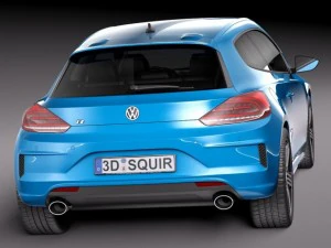 Volkswagen Scirocco R 2015 3D Model