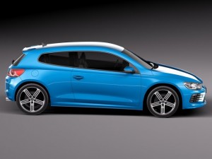 Volkswagen Scirocco R 2015 3D Model