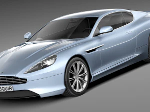 Aston Martin DB9 2013 Modelo 3D