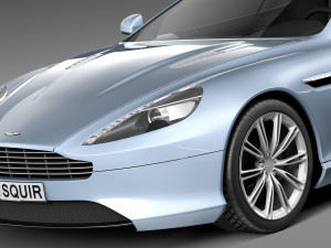 Aston Martin DB9 2013 3D Model