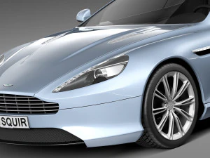 Aston Martin DB9 2013 3D Model