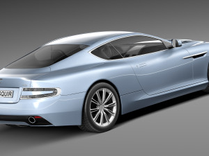 Aston Martin DB9 2013 3D Model