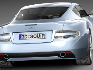 Aston Martin DB9 2013 3D Model