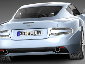 Aston Martin DB9 2013 3D Model