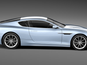 Aston Martin DB9 2013 3D Model