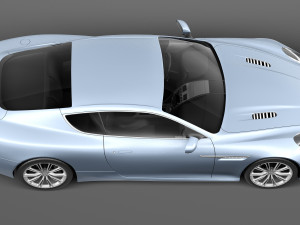 Aston Martin DB9 2013 3D Model