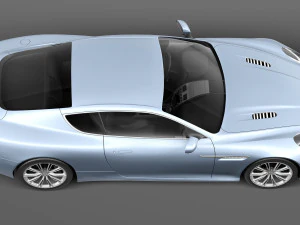 Aston Martin DB9 2013 3D Model