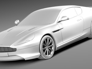 Aston Martin DB9 2013 3D Model