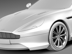 Aston Martin DB9 2013 3D Model