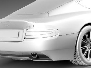 Aston Martin DB9 2013 3D Model
