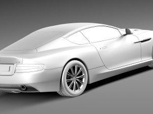 Aston Martin DB9 2013 3D Model