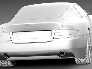 Aston Martin DB9 2013 3D Model