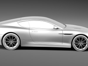Aston Martin DB9 2013 3D Model