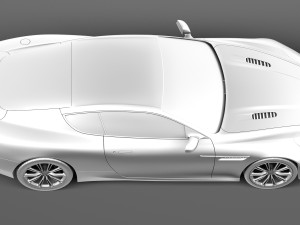 Aston Martin DB9 2013 3D Model