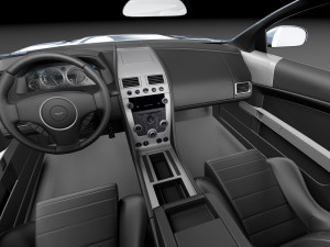 Aston Martin DB9 2013 3D Model