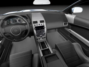 Aston Martin DB9 2013 3D Model