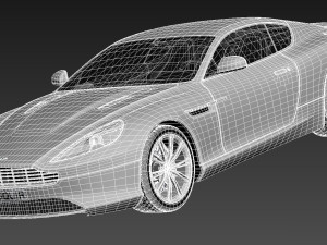 Aston Martin DB9 2013 3D Model
