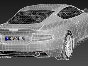 Aston Martin DB9 2013 3D Model