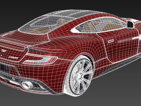 Aston Martin DB9 2013 3D 模型