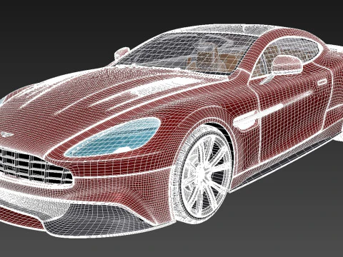 Aston Martin DB9 2013 3D Model