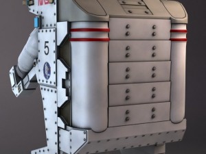 NASA MMU Astronaut with Backpack 3Dモデル