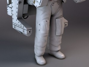 NASA MMU Astronaut with Backpack 3Dモデル