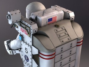 NASA MMU Astronaut with Backpack 3Dモデル