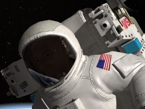 NASA MMU Astronaut with Backpack 3Dモデル