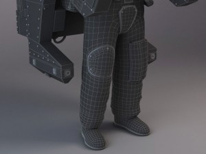 NASA MMU Astronaut with Backpack 3Dモデル