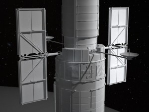 Hubble Space Telescope 3D-Modell