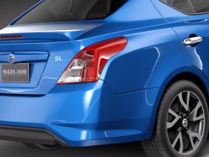 Nissan Versa Sedan 2015 3D Модель