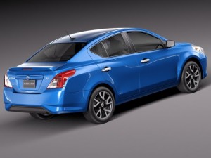 Nissan Versa Sedan 2015 3D Модель