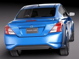 Nissan Versa Sedan 2015 3D Model
