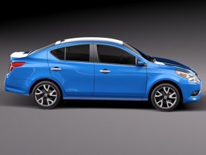 Nissan Versa Sedan 2015 3D Модель
