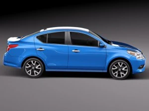 Nissan Versa Sedan 2015 3D Model