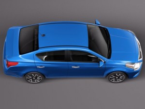 Nissan Versa Sedan 2015 3D Модель