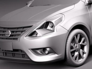 Nissan Versa Sedan 2015 3D Model