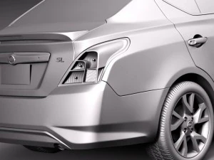 Nissan Versa Sedan 2015 3D Model