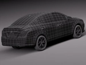 Nissan Versa Sedan 2015 3D Model