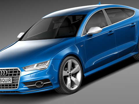 Audi S7 Sportback 2015 3D 모델
