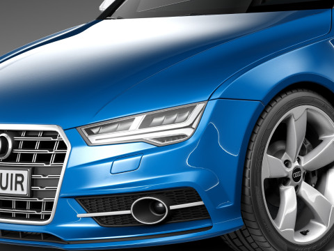 Audi S7 Sportback 2015 3D 模型